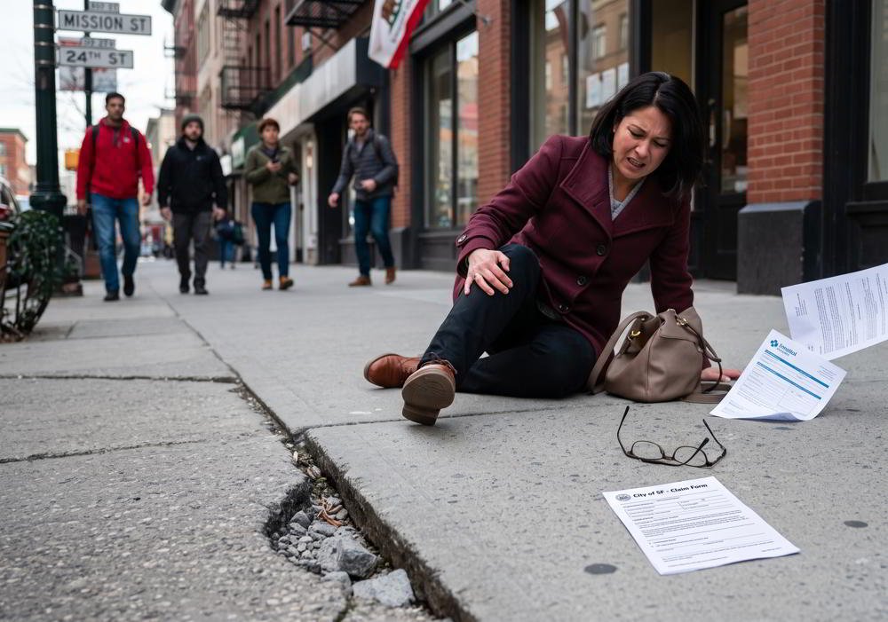 california government claim deadline sidewalk injury